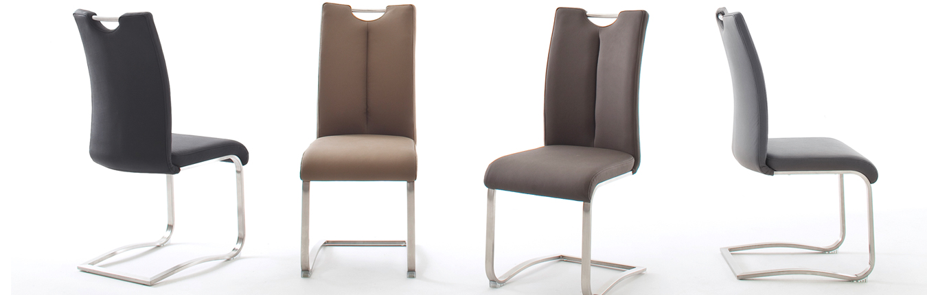 collection artos chaises cantilever simili cuir