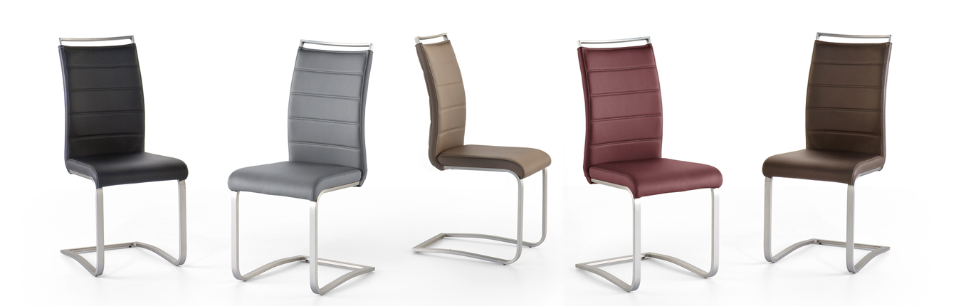 collection pescara chaises cantilever simili cuir