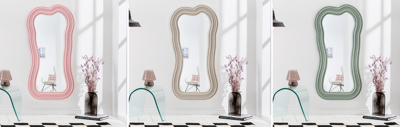 collection miroir wavy tendance art déco