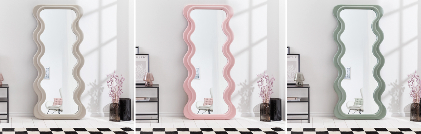 collection miroir wavy tendance art déco